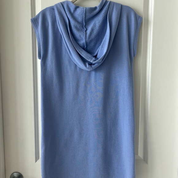 Flirtitude Active Blue Lace-Up Hoodie Dress Size S - Picture 7 of 8
